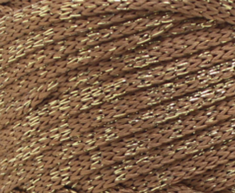 Kahve-Jumbo Polyester Simli