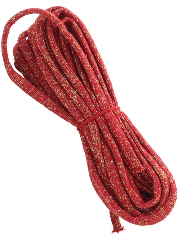 Kırmızı-Tube Cord Simli