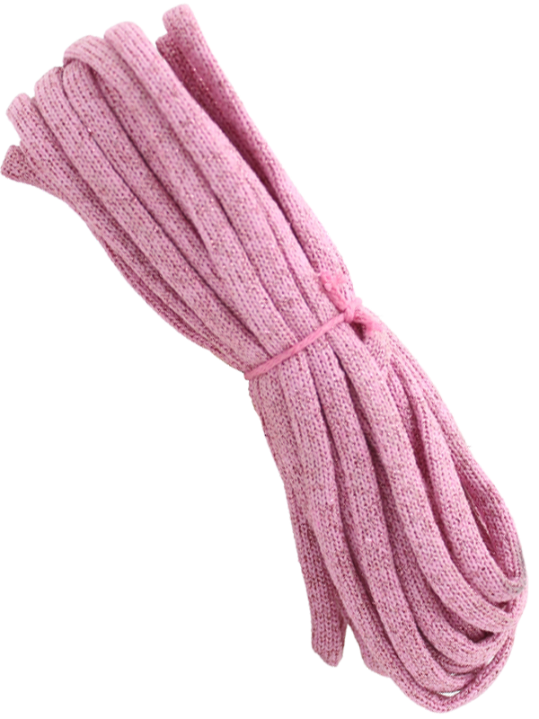 Pembe-Tube Cord Simli