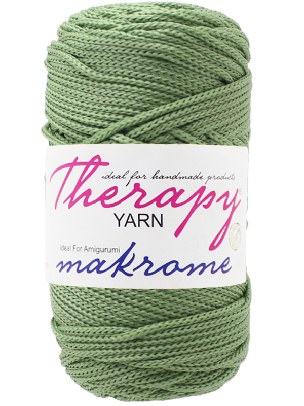 Yeşil-Polyester Makrome 2mm 200g